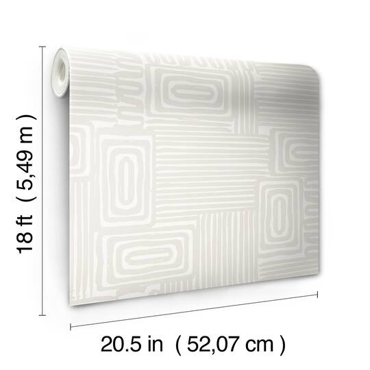RoomMates Emily Rayna Pathways Peel & Stick Wallpaper